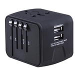World Travel Adapter with 2 USB Ports