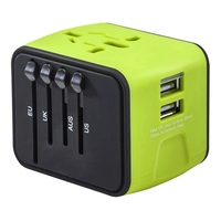 This World Travel Adapter with 2 USB Ports is available in... from ASI 79909...