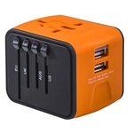 World Travel Adapter with 2 USB Ports