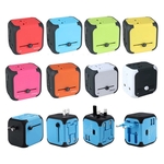 World Travel Adapter with 2 USB Charging Ports
