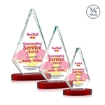 Windsor VividPrint™ Award on Alberton Base - Red