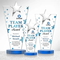 Mantella Chrome Star VividPrint™ Award - Sky Blue... from ASI 84592 St Regis...