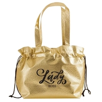 Laminated wrap-it-up croc tote bag plus 1 color silkscreen imprint on... from...