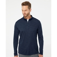 Adidas Lightweight Quarter-Zip Melange Pullover... from ASI 84358 S&S Activewear