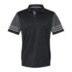 Adidas Men's Striped Sleeve Polo
