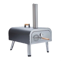 Craft artisan pizzas at home with this durable stainless oven and... from ASI...