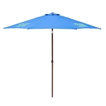 9' Wood Look Tilting Market Umbrella Kit (4 Imprints)