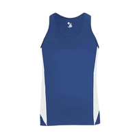 Ladies singlet made of 100% polyester with antimicrobial enhancement and...