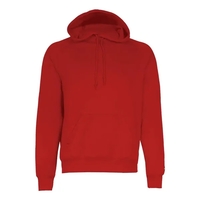 Women's fleece moisture-wicking hoodie with a front pouch featuring a...