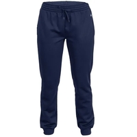 Moisture management fleece jogger pants with elastic waistband and deep...