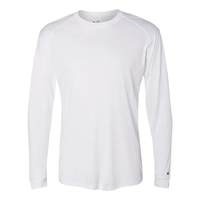 Ultimate long sleeve tee with antimicrobial and moisture-wicking fabric with...
