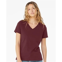 V-neck t-shirt with flattering true women's fit. Blank product.... from ASI...