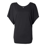 BELLA + CANVAS Women's Flowy Draped Dolman Tee