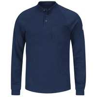 Bulwark Long Sleeve Henley Shirt- CoolTouch®2... from ASI 84358 S&S Activewear