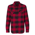Burnside Women's Yarn-Dyed Flannel Shirt
