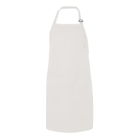 Bib apron with adjustable neck strap with plastic buckle. Blank product.......