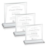 The Starfire Crystal Tanner Award features a stunning Starfire upright...