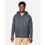 CORE365 Unisex Techno Lite Hybrid Hooded Jacket