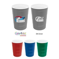 Double wall 16 oz steel cup.... from ASI 57956 Graphco line