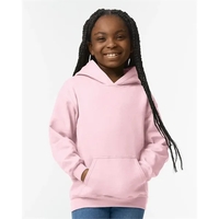Youth fit hooded sweatshirt with double-lined hood and front pouch pocket.......