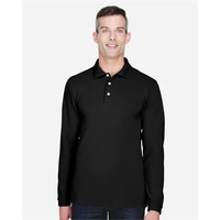Harriton Easy Blend™ Long Sleeve Polo... from ASI 84358 S&S Activewear