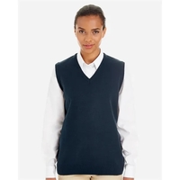 Harriton Women's Pilbloc™ V-Neck Sweater Vest... from ASI 84358 S&S Activewear