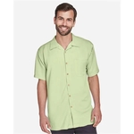 Harriton Men's Bahama Cord Camp Shirt