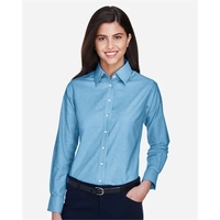 Harriton Women's Stain-Release Short Sleeve Oxford Shirt... from ASI 84358...