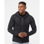 J. America Men's Vintage Zen Fleece Full-Zip Hooded Sweat...