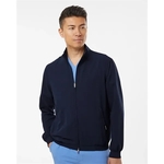 Jaanuu Men's Wolfe Everyday Full-Zip 6-Pocket Scrub Jacket