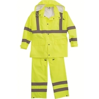 Rain suit with 2" wide reflective material. Blank.... from ASI 84358 S&S...