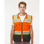 Kishigo Unisex Premium Black Series® Surveyors Vest