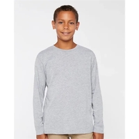 LAT Youth Fine Jersey Long Sleeve Tee; ribbed collar and cuffs.... from ASI...