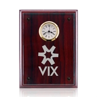 Clock award - starfire/rosewood with glass overlay.... from ASI 84592 St...