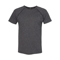 Short sleeve reglan tee with self-binding collar and tear away label.... from...