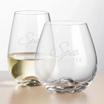 Boston Stemless Wine - Deep Etch
