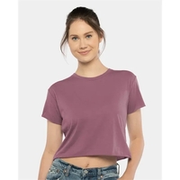 Women's crop top with a relaxed fit, raw edge sleeve and... from ASI 84358...