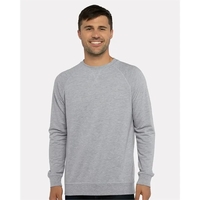 French terry raglan crew made of cotton/polyester with 1x1 ribbing at... from...
