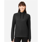 North End Women's Rhythm Waffle Cross-Neck Pullover