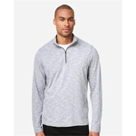 North End Men's Eclipse Jacquard Quarter-Zip Pullover