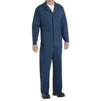 Button-Front Cotton Coverall Additional Sizes... from ASI 84358 S&S Activewear