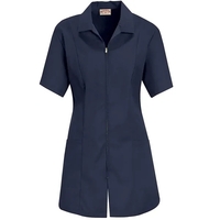 Zip front smock with princess seams for a flattering fit and... from ASI...