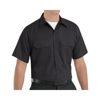 Utility short sleeve work shirt with soil release finish. Blank product.......