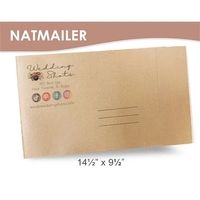 9 1/2" x 14 1/2" Peel and Seal Natural Kraft Paper... from ASI 45795...