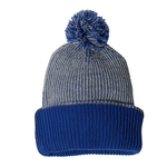 Sportsman 12" Speckled Pom-Pom Cuffed Beanie
