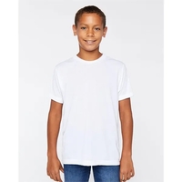 Youth sublimation tee in white made of 100% polyester with a... from ASI...