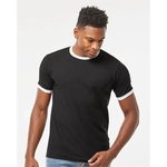 Tultex Unisex Fine Jersey Ringer T-Shirt