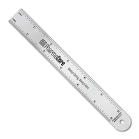 6.75" x 0.75" Stainless Steel Ruler w/ 16ths over 32nds