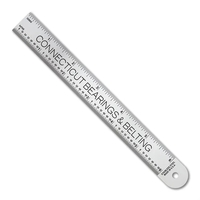 .020 stainless steel 6.75" x 0.75" ruler measuring 32nds over 64ths.... from...