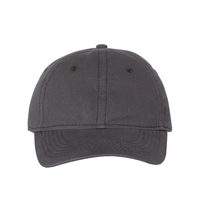 Peach-washed cotton 6-panel, low-profile, unstructured cap. Blank product.......